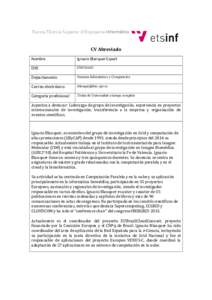 Microsoft Word - CV Abreviado Ignacio Blanquer - ETSINF