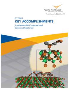 FY[removed]KEY ACCOMPLISHMENTS Fundamental & Computational Sciences Directorate