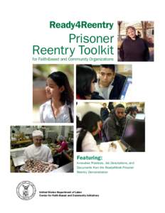 Ready4Reentry  Prisoner Reentry Toolkit for Faith-Based and Community Organizations