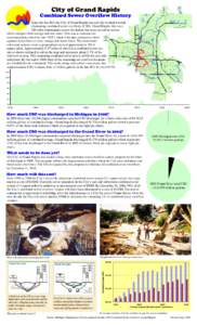 City of Grand Rapids  Combined Sewer Overflow History Since the late 80’s the City of Grand Rapids has actively worked towards eliminating combined sewer overflows (CSO). Grand Rapids, like over 700 other communities a