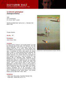 SALVADOR DALÍ CATALOGUE RAISONNÉ OF PAINTINGS[removed]]