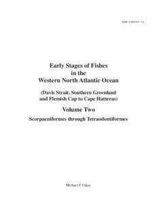 ISBN[removed]Early Stages of Fishes in the
