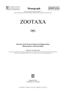 Revision of the Western Palaearctic Diplazontinae (Hymenoptera, Ichneumonidae)