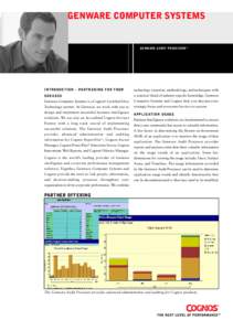 Information technology / Cognos Reportnet / IBM software / Cognos / Online analytical processing / Strategic management / IBM Cognos 8 Business Intelligence / PowerHouse / Business intelligence / Data management / Business