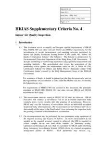 HKIAS SC-04 Issue No. 4 Issue Date: 2 May 2012 Implementation Date: 2 May 2012 Page 1 of 15