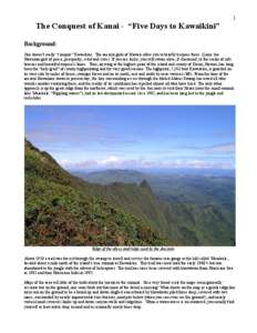 Kauai / HSC Alakai / Ridge Route / Summit /  New Jersey / Volcanism / Volcanology / Kawaikini / Geology / Mount Waialeale