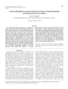 827  The Journal of Experimental Biology 200, 827–[removed])