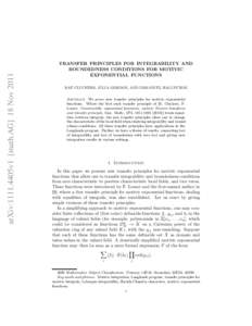 Fourier analysis / Fourier transform / Joseph Fourier / Exponential function / Function / Presburger arithmetic / Primitive recursive function / Mathematical analysis / Mathematics / Functions and mappings