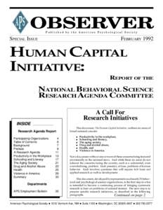 Behavior / Association for Psychological Science / Clinical psychology / American Psychological Association / School psychology / Year of birth missing / Robert A. Bjork / Indigenous psychology / Psychology / Behavioural sciences / Applied psychology