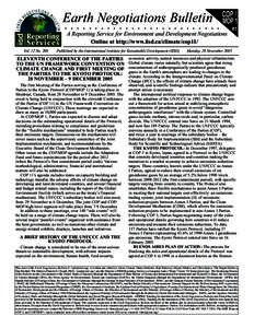 Climate change / Carbon finance / Kyoto Protocol / Flexible Mechanisms / Clean Development Mechanism / The Adaptation Fund / Emissions trading / Intergovernmental Panel on Climate Change / Post–Kyoto Protocol negotiations on greenhouse gas emissions / United Nations Framework Convention on Climate Change / Environment / Climate change policy