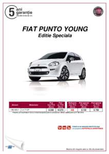 Fisa Fiat Punto YOUNG - mai 2016