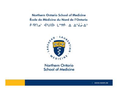 Recruitment into Rural Practice through Distributed Education Professor Roger Strasser Northern Ontario School of Medicine
