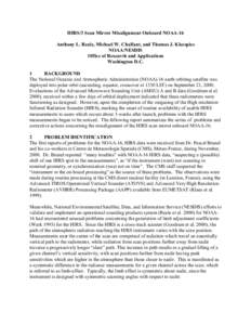 Spaceflight / Advanced Microwave Sounding Unit / NOAA-16 / Advanced Very High Resolution Radiometer / EUMETSAT / Pixel / National Oceanic and Atmospheric Administration / Spacecraft / Weather satellites / Earth