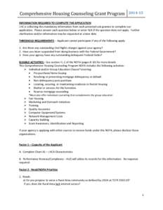 Federal assistance in the United States / Poverty / Urban development / Fair Housing Initiatives Program / Section 8 / Fair housing / Homelessness / Community Development Block Grant / HOME Investment Partnerships Program / Affordable housing / United States Department of Housing and Urban Development / Housing