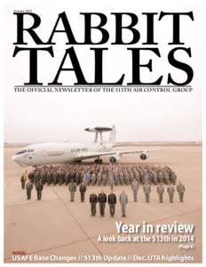 RABBIT January 2015 TALES THE OFFICIAL NEWSLETTER OF THE 513TH AIR CONTROL GROUP