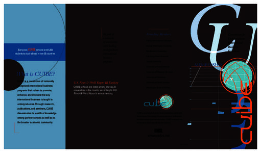 CUIBE BROCHURE REBUILD 9/6SM:Layout[removed]:03 PM Page 1  Every year, CUIBE schools send 5,000 students to study abroad in over 50 countries.  Be part of