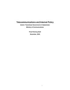 Microsoft Word - Telecommunication policy-English.doc