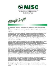 FY08 Fourth Quarter Report