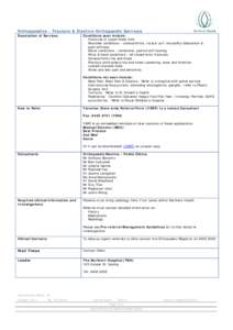 Bone fracture / Traumatology / Orthopedic surgery / Slipped capital femoral epiphysis / Arthritis / Medicare card / Medicine / Health / Rheumatology