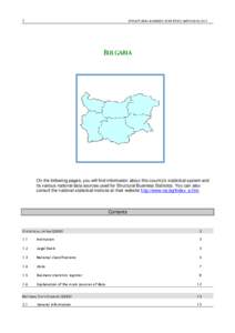 1  STRUCTURAL BUSINESS STATISTICS METHODOLOGY BULGARIA