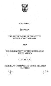 AGREEMENT , BETWEEN  THE GOVERNMENT OF THE UNITED