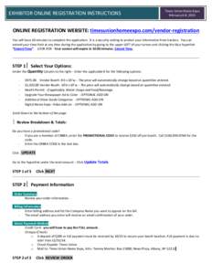Microsoft Word - Exhibitor-Instructions