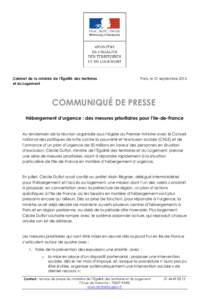 CP mesures prioritaires IdF