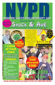 NYPD  NORMAN YOUTH PHILANTHROPY DAY Sponsored by  Ages 13-18