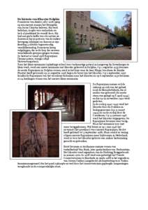 De historie van Klooster Dolphia Franciscus van Assisi[removed]ging op een nieuwe manier het Evangelie