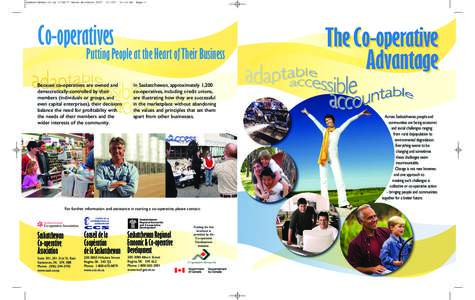 Saskatchewan Co-op 11"x17" karen Brochure 2007