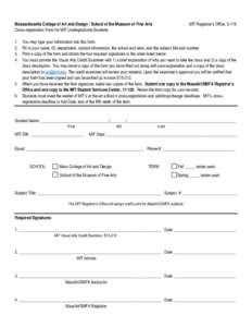 Microsoft Word - SMFAMassArt Cross-registration Form.docx