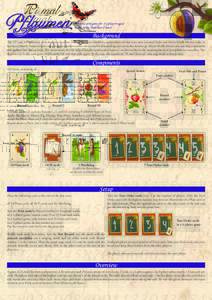 A fruity card game for 3-5 players aged 8 and up by Matthias Cramer Background The 17 and 18 centuries were the eras of science. Two of the most impressive personalities of that time were Leonard Euler and Maria Sibylla 