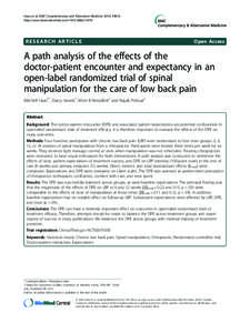 Haas et al. BMC Complementary and Alternative Medicine 2014, 14:16 http://www.biomedcentral.com[removed]RESEARCH ARTICLE  Open Access