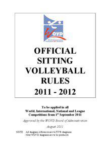 OFFICIAL SITTING VOLLEYBALL