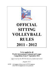 Volleyball rules / Volleyball / Sepak takraw / Tennis court / Point / Paralympic volleyball / Beer pong / Volleyball variations / World Organization Volleyball for Disabled / Sports / Sports rules and regulations / Games