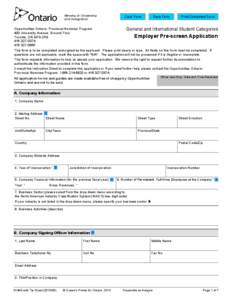 Ministry of Citizenship and Immigration Clear Form  Save Form