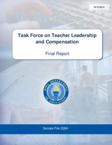 [removed]Task Force on Teacher Leadership and Compensation Final Report