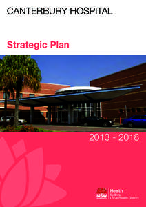 CANTERBURY HOSPITAL Strategic Plan  CANTERBURY HOSPITAL STRATEGIC PLAN