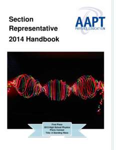 2012  Section Representative Handbook