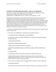 Microsoft Word - Faculty Senate Constitution and Bylaws.doc