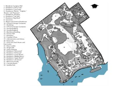 1 – Residence “Langton Villa” 2 – Residence “Cherry Tree” 3 – Residence “Casa Linda” 4 – Residences “Marlin,” “Dolphin,” “Bonita,” and “Porpoise” 5 – Residences “Nautilus”