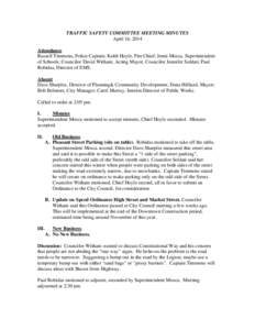 Microsoft Word - Traffic Safety Minutes - April 16, 2014