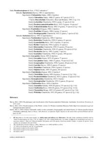 Taxonomy / Chthoniidae / Chthonioidea / Tridenchthoniidae / Menthidae / Sternophoridae / Feaellidae / Pseudogarypidae / Lechytia / Pseudoscorpions / Phyla / Protostome