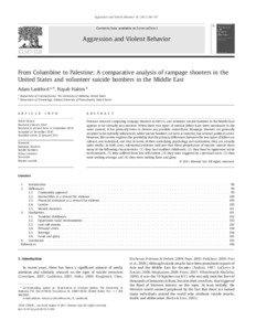 Aggression and Violent Behavior[removed]–107  Contents lists available at ScienceDirect