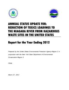 Waste / Hazardous waste / Soil contamination / Superfund / Environmental remediation / Niagara Falls /  New York / Niagara River / Niagara Falls /  Ontario / Resource Conservation and Recovery Act / Pollution / Environment / United States Environmental Protection Agency