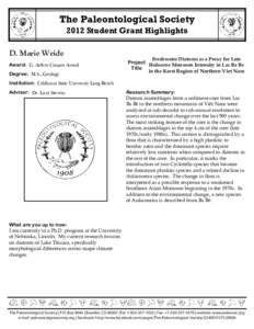 Biology / Diatom / Plankton / A New Philosophy of Society: Assemblage Theory and Social Complexity / Paleontological Society / Planktology / Biological oceanography / Water