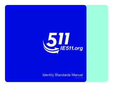 Identity Standards Manual Table of Contents Primary 511 Logo