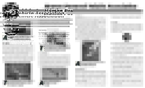 Human Powered Vehicle Association ON WATER Water events have been a feature at HPVA Speed Championships for many years. The improvement of human powered watercraft took a signiﬁcant jump in 1987 when Allen Abbott prope