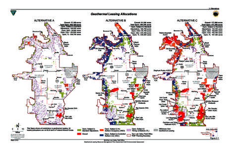2. Alternatives  Geothermal Leasing Allocations NATIONAL SYSTEM OF PUBLIC LANDS