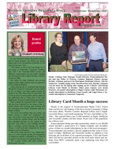 Western Counties Regional Library  November/December 2007 Compiled by Ian White
